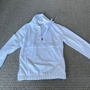 White Half Zip